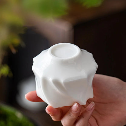 Chinese Suet Jade Porcelain Mountains A Tea Cup Set Cups Beautiful Teaware Set