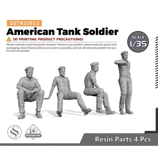 SSMODEL SSTR35913 1/35 Model Upgrade Parts American Tank Soldier
