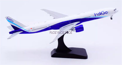 for JC Wings IndiGo for Boeing B777-300ER TC-LKD 1:400 Aircraft Pre-built Model