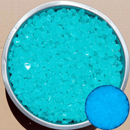 100Pcs/Bag Mixed Color Outdoor Luminous Stones Glow In Dark Garden Pebbles