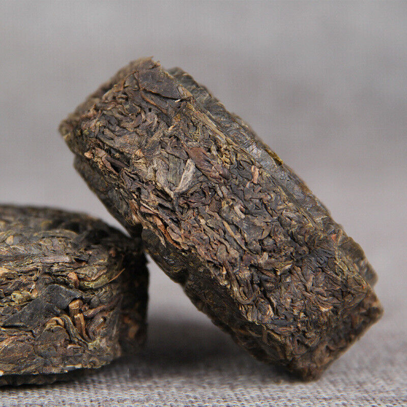 Moon Round Green Food Puerh Tea Moon Cake Flower Good 100g/3.52oz Pu'er Raw Tea