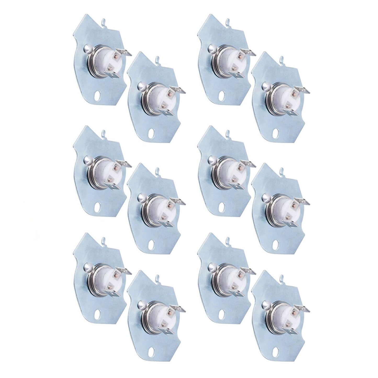 12pcs Thermal Fuse Replacement For Whirlpool For Kenmore Dryers AH334299 Parts