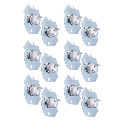 12pcs Thermal Fuse Replacement For Whirlpool For Kenmore Dryers AH334299 Parts
