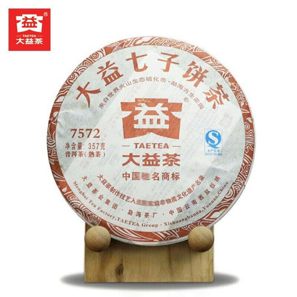 2012yr TAETEA Menghai 7572 Batch 202 Ripe Puer Dayi Shu Puerh 357g