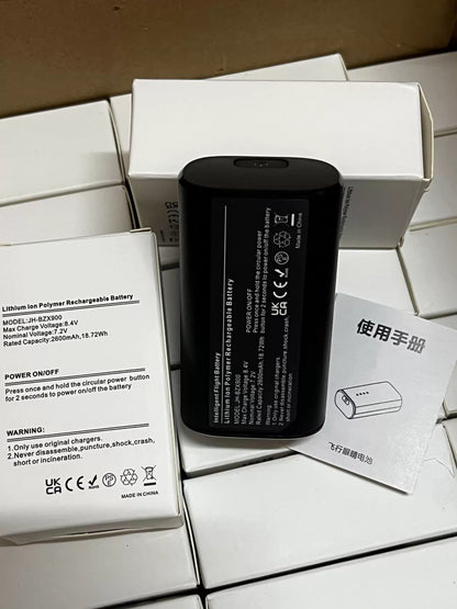 High Capacity 2600mAh Battery for DJI Goggles 2 / FPV V2 – Extended Flight Time