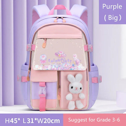 Girls Primary School Bag Backpacks Children Book Bag Kids School Backpack Bags