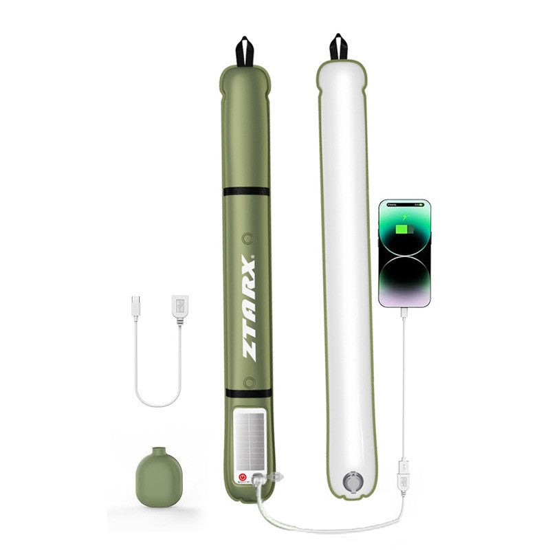 Camping Solar Inflatable Light Folding Waterproof Magnetic Solar Camping Light
