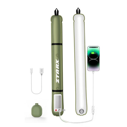 Camping Solar Inflatable Light Folding Waterproof Magnetic Solar Camping Light