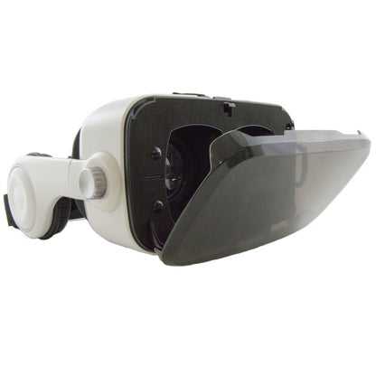 3D VR Headset with Stereo Headphones for all 4.7" to 6.2" Smartphones