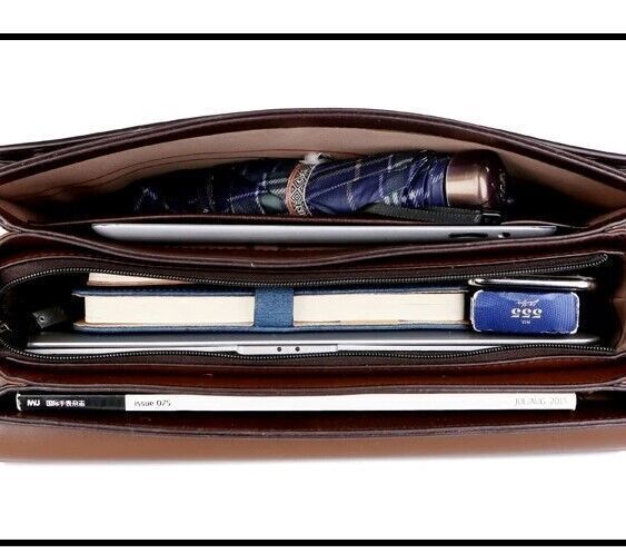Fashion Password Lock Briefcase Business Men Shoulder Messenger Luxury Handbag