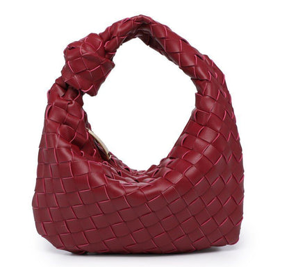 Golden Zipper Bag Synthetic Leather Tote Shoulder Bag Crossbody Handbag 26*24 CM