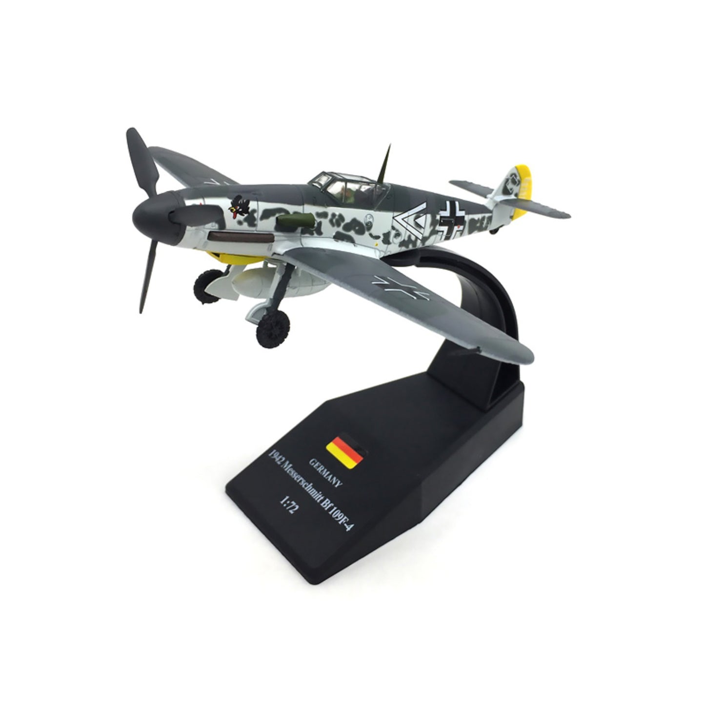 1/72 WW2 BF109 Military Fighter Aircraft Model Simulation Airplane Collection