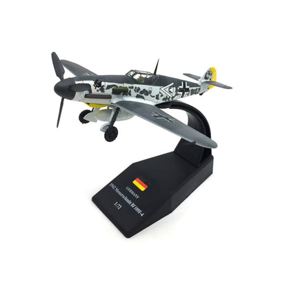 1/72 WW2 BF109 Military Fighter Aircraft Model Simulation Airplane Collection