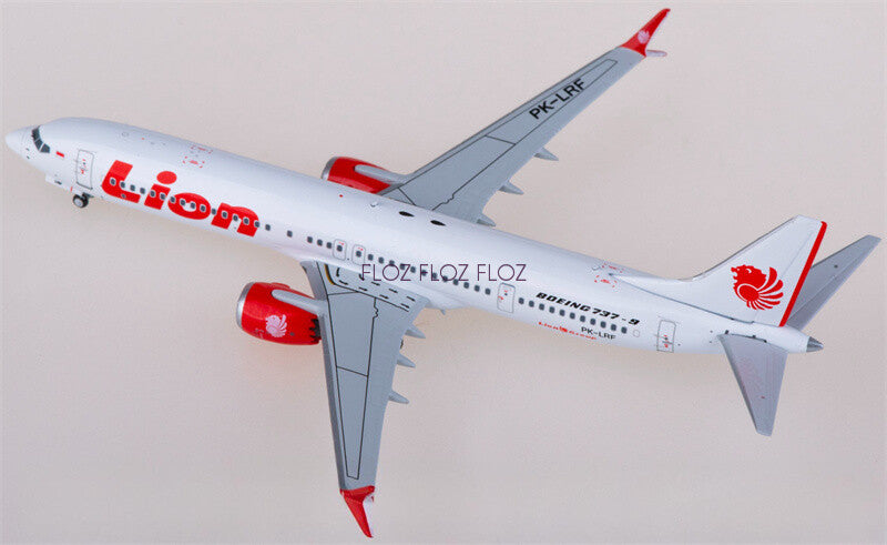 for NG Models for Lion Air for Boeing 737 MAX 9 PK-LRF 1:400 Airplane Model