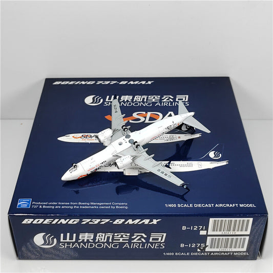 1:400 JC Wings SDA BOEING B737MAX8 Passenger Airplane Diecast Aircraft Model