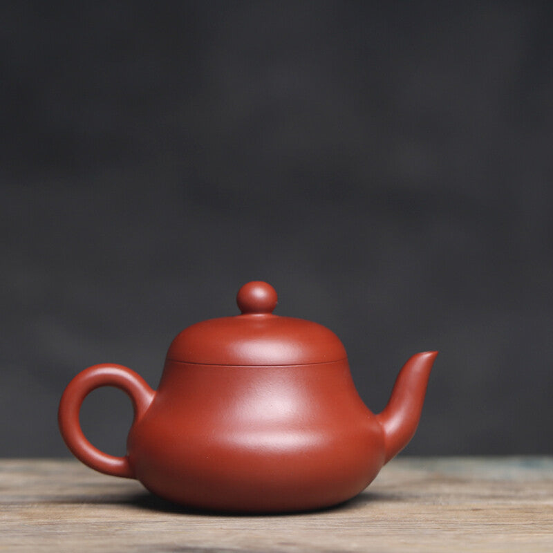 True Yixing Zisha Dahongpao Clay Marked Tea Pot Pear Shaped Pot Of Tea Small New