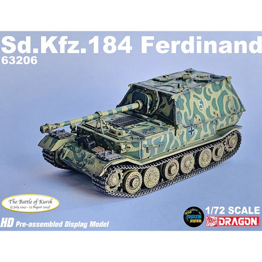 1/72 Germany Sd.Kfz.184 Ferdinand Anti-tank Destroyer Kursk 1943 Finished Model