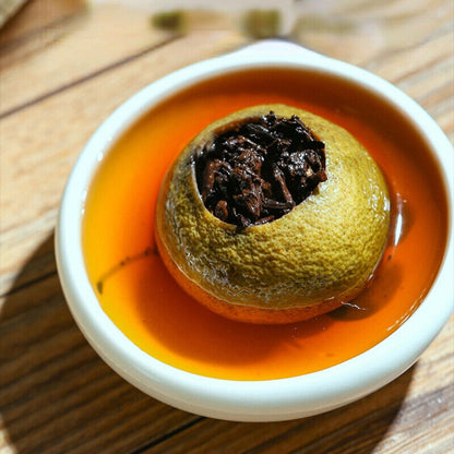 500g High Quality Cooked Tea Black Tea Tangerine Peel Pu-Erh Tea Chinese Puerh