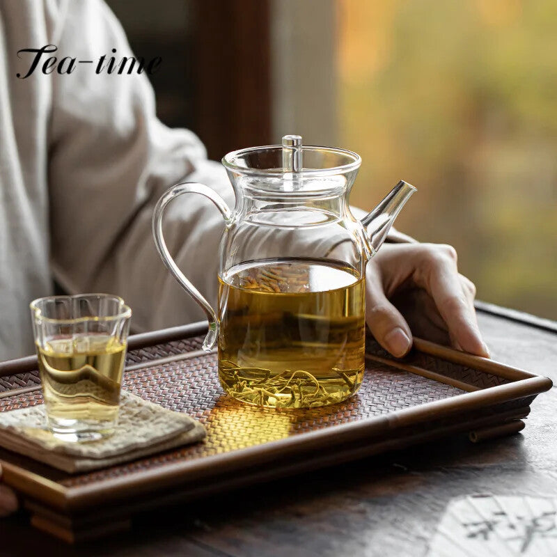 400ml Chinese Style Imitation Song Holding Pot Thickened Heat-resistant Tea Pot
