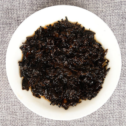 357g Yunnan Tea Shen Shan Ye Yun Ripe Tea Cake Qi Zi Cake Tea Ripe Pu Erh Tea
