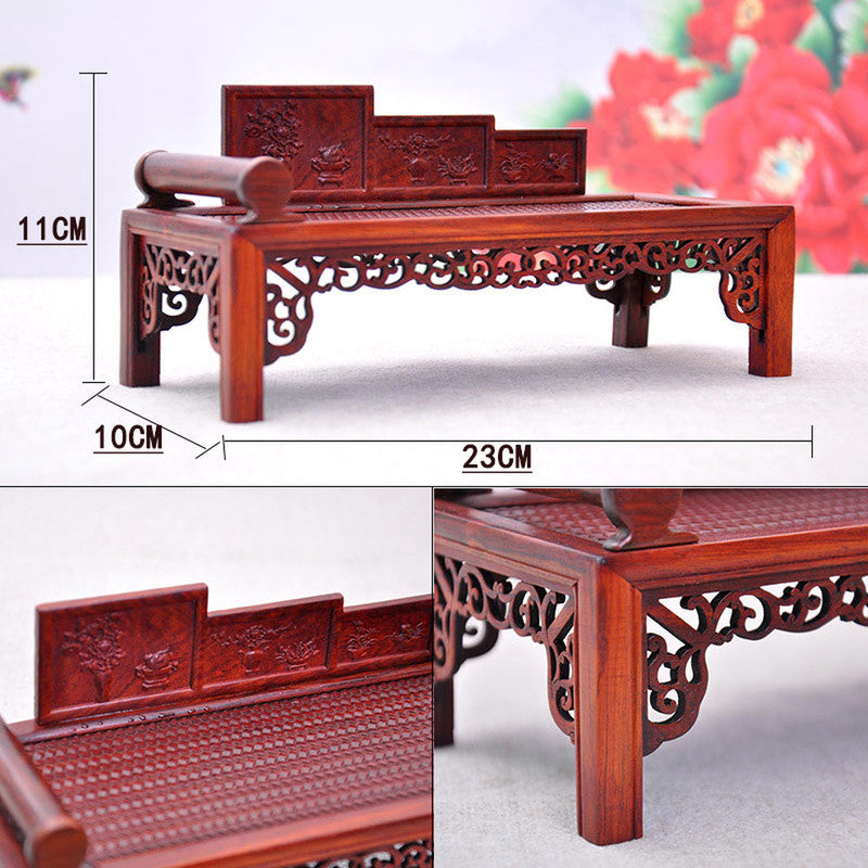 Antique Furniture Model Palace Chaise Mini Furniture Dollhouse Chinese Scenes