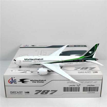 1:400 JC Wings Iraqi Airways BOEING B787-8 Passenger Airplane Diecast Model