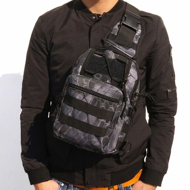 Outdoor Chest Bag Climbing Trekking Backpack Tactical Hiking Camping Hunting