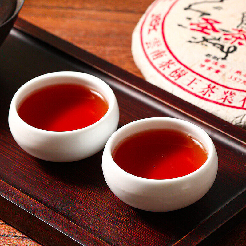 357g Yunnan Puerh Tea Puerh Ripe Tea Cake Sacred Tea into Tibet 12.59oz