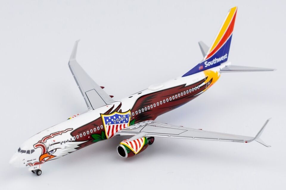 1:400 NG Model Southwest BOEING 737-800 Passenger Airplane Diecast Plane Model