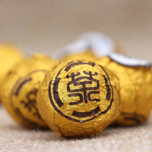 250g Organic Ball-shaped Aged Shou Mei Longevity Eyebrow Handmade White Tea Ball