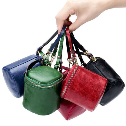 New Designer Genuine Leather Women's Zipper Wallet Mini Coin Purse Lipstick Bag