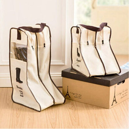 Home Use Boots Storage Bag Simple Design Dust-proof Female Travel Boots Shoe Bag