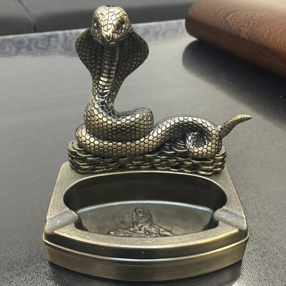 5" New Snake Shape Novelty Refillable Lighter Cigarette Cigar Ashtray Ash