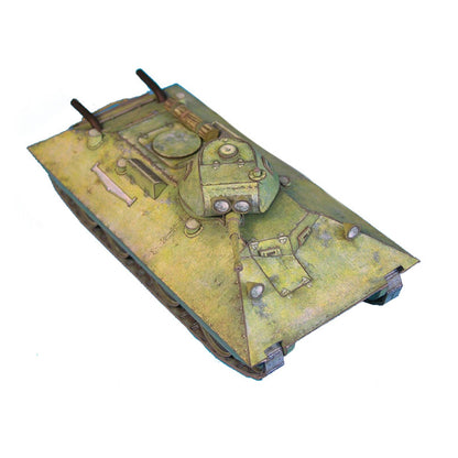 1:50 Soviet BT-SV Light Tank Paper Model Vehicle Handmade DIY Military Ornaments