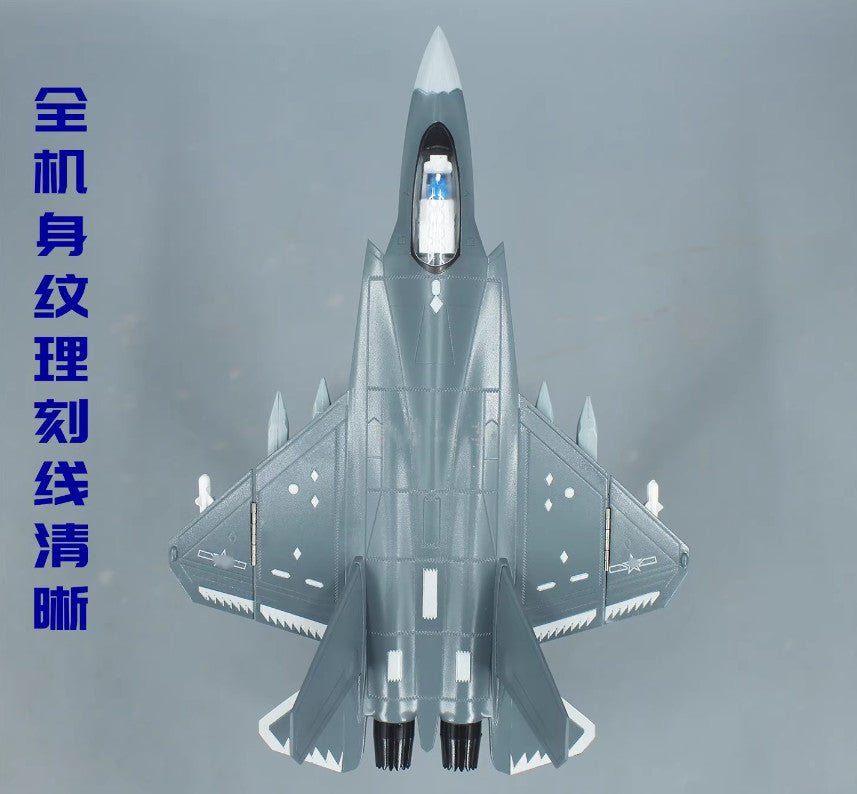 1:72 24CM J-35 STEATH CARRIER BASED Fighter Plane Diecast Aircraft Model