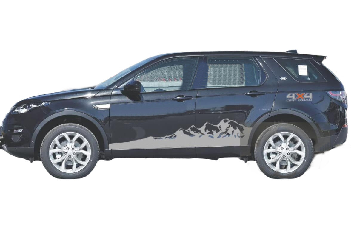 Mountain Graphics Car Sticker For Land Rover All Models Side Skirt Stripe Decals