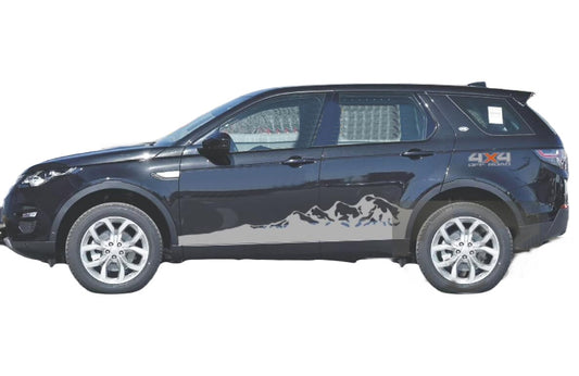 Mountain Graphics Car Sticker For Land Rover All Models Side Skirt Stripe Decals