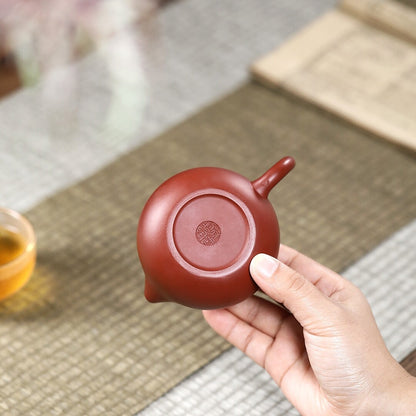 150ml Marked Tea Pot Real Yixing Zisha Zhu Clay Xishi Pot Handmade Kungfu Teapot