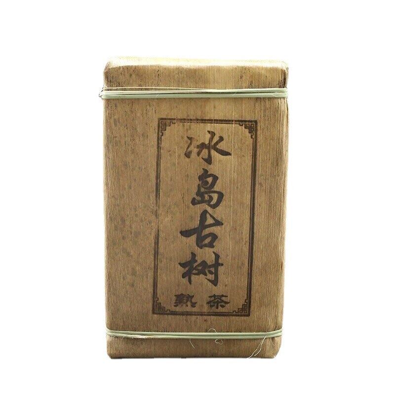 500g Top-grade Island Old Tree Puer Tea Arbor Fragrant Tea Brick Aged Ripe Puerh