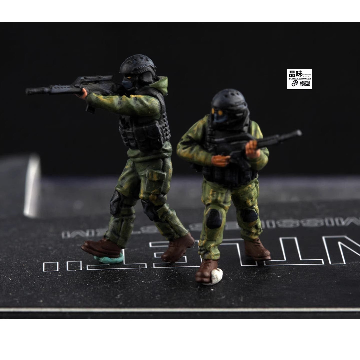 Homemade 1/72 Rebel Mercenaries Heavy Duty Team 8-Persons Finished Model Toys