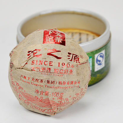 TUO ZHI YUAN * 2014 Yunnan XiaGuan TuoCha Puerh Tea Raw Pu'er 100g with Box
