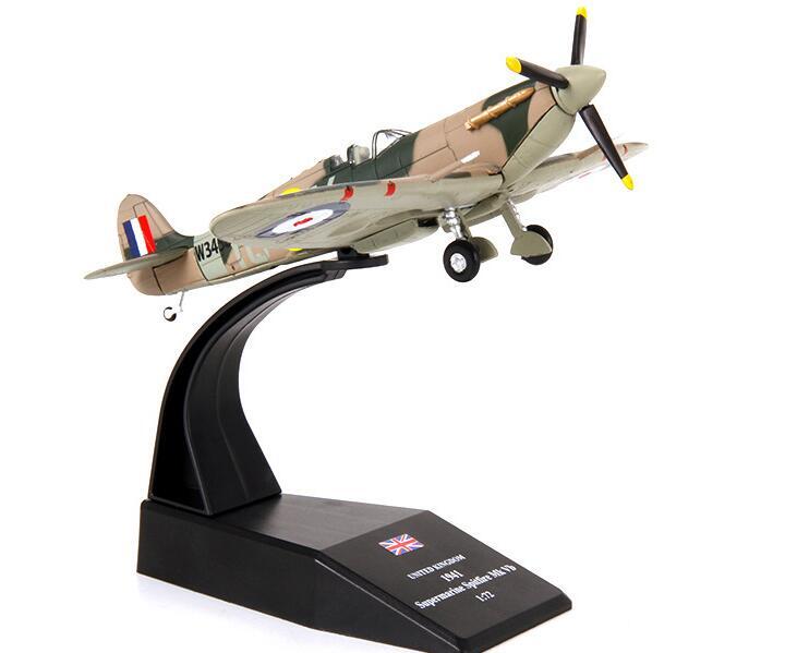 Terebo UNITED KINGDOM 1941 Supermarine Spitfire NK Vb 1/72 diecast plane model