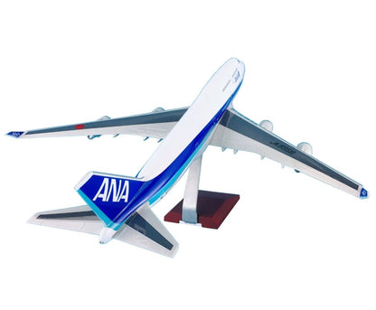 47CM 1:150 ANA BOEING 747-400 Passenger Plane Landing Gear Resin Aircraft Model