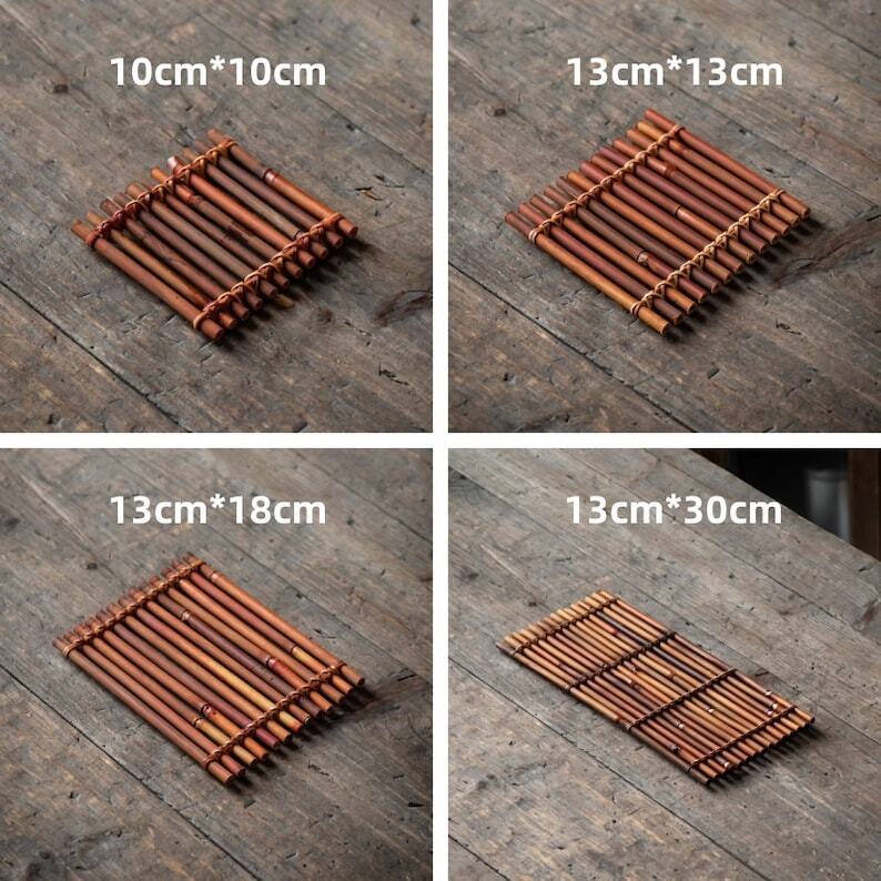 Handmade Bamboo Tera Mat|Tea Coasters|Tea Cushion|Tea Table|Tea Accessories