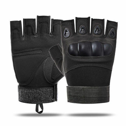 Half-finger Gloves Hiking Anti-slip Riding Fighting Hunting Paintball Outdoor XL
