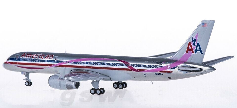 1:400 JC Wings American BOEING 757-200 Passenger Airplane Diecast Aircraft Model