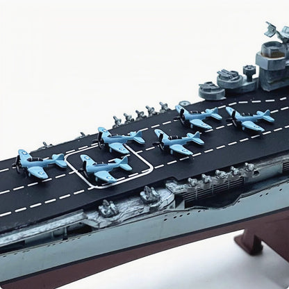 6pcs 1cm 1/1000 US Aircraft Carrier (F4F/SBD/TBD) Plane Model Gift
