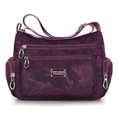 Camouflage Shoulder Messenger Bag Waterproof Nylon Oxford Crossbody Handbags 1PC