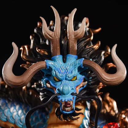 Anime One Piece Figure Kaido Dragon PVC Action Figure Model Statue Toys Light