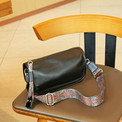 New retro head layer cowhide bag crossbody bag leather shoulder women's bag